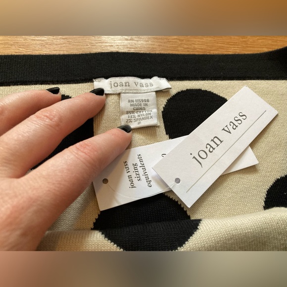 🖤 NWT reversible Joan Vass stretch pencil skirt - Picture 10 of 12